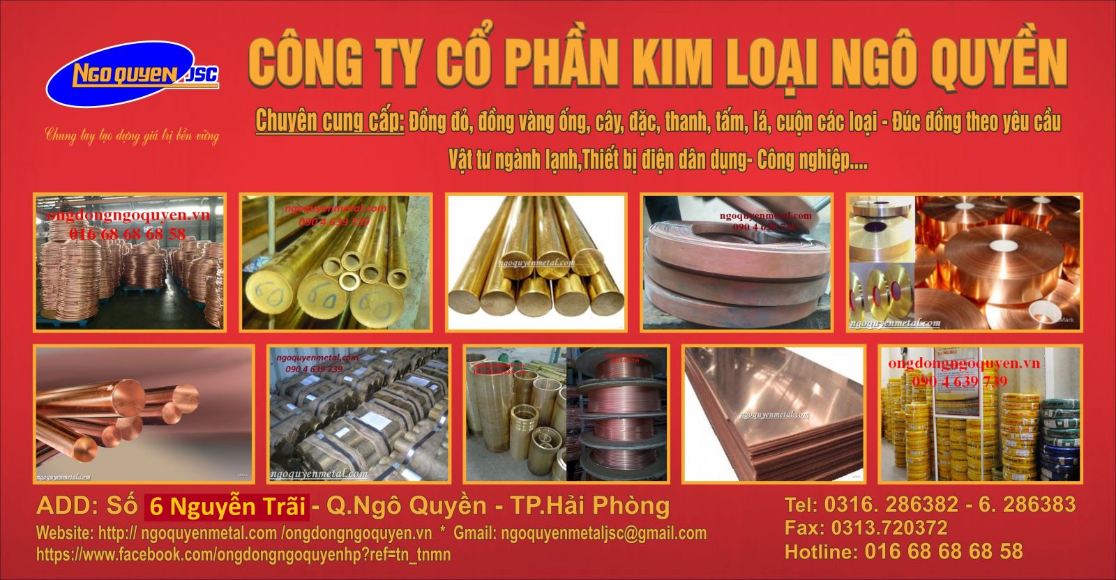 Đồng đỏ ống thẳng